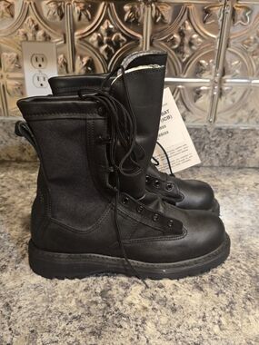 New VTG Belleville Boots Mens Black GICB Military Combat Gore-Tex Made in USA 6R